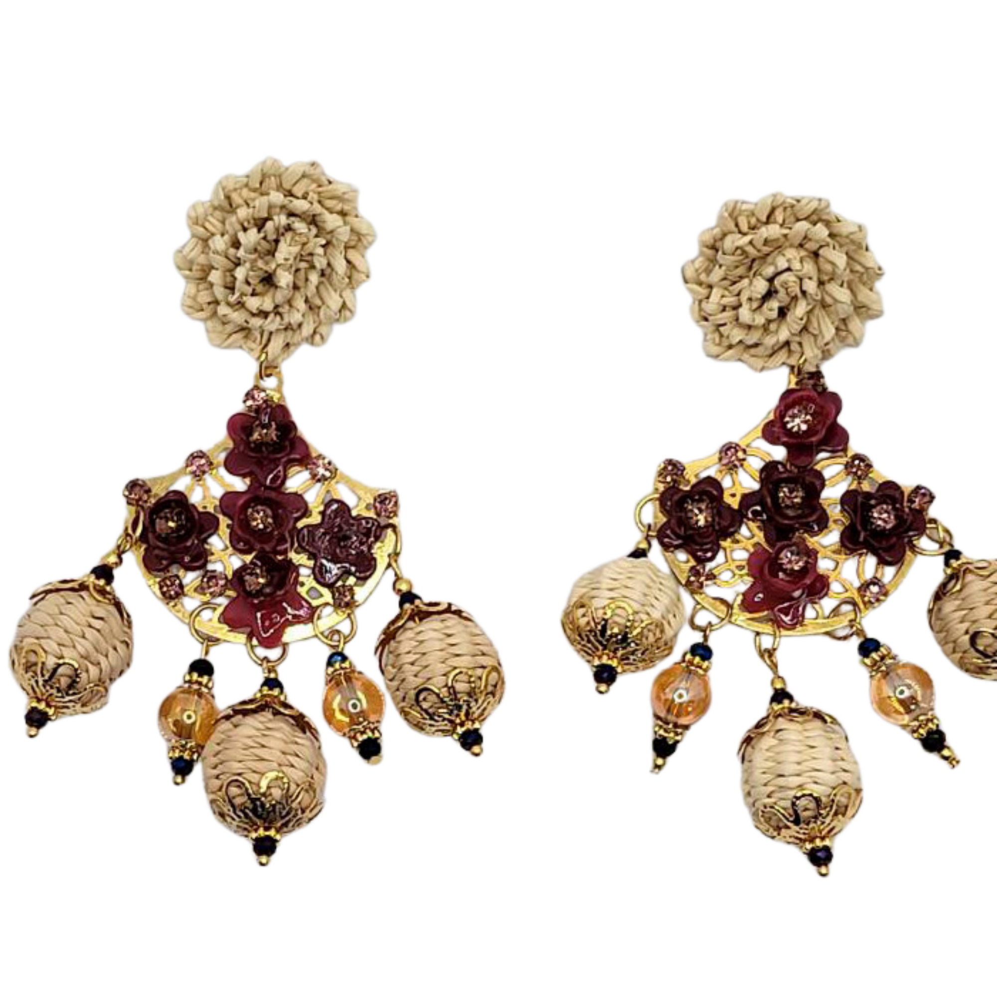 Floral Canopy Drop Earrings