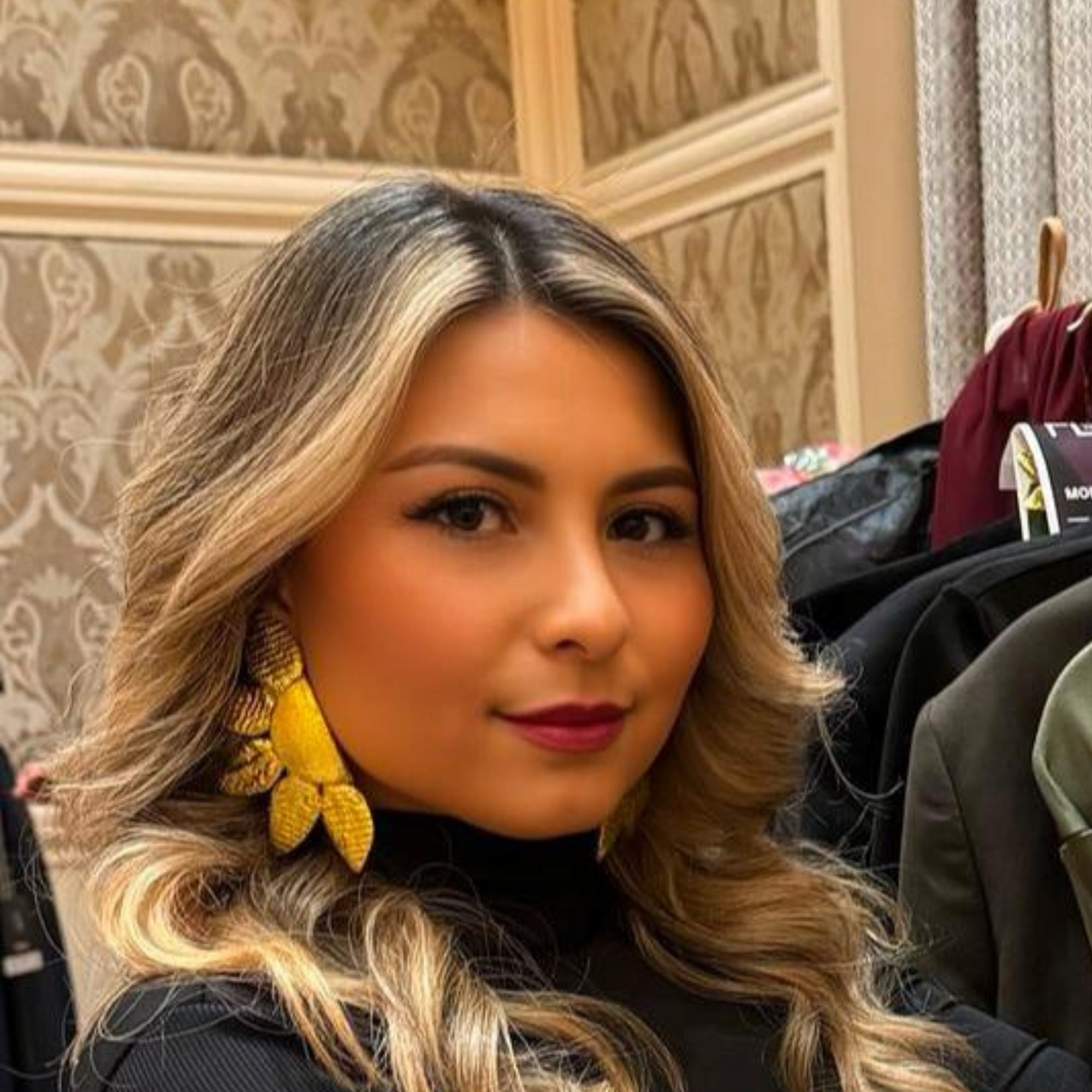 Golden Sunburst Earrings 2