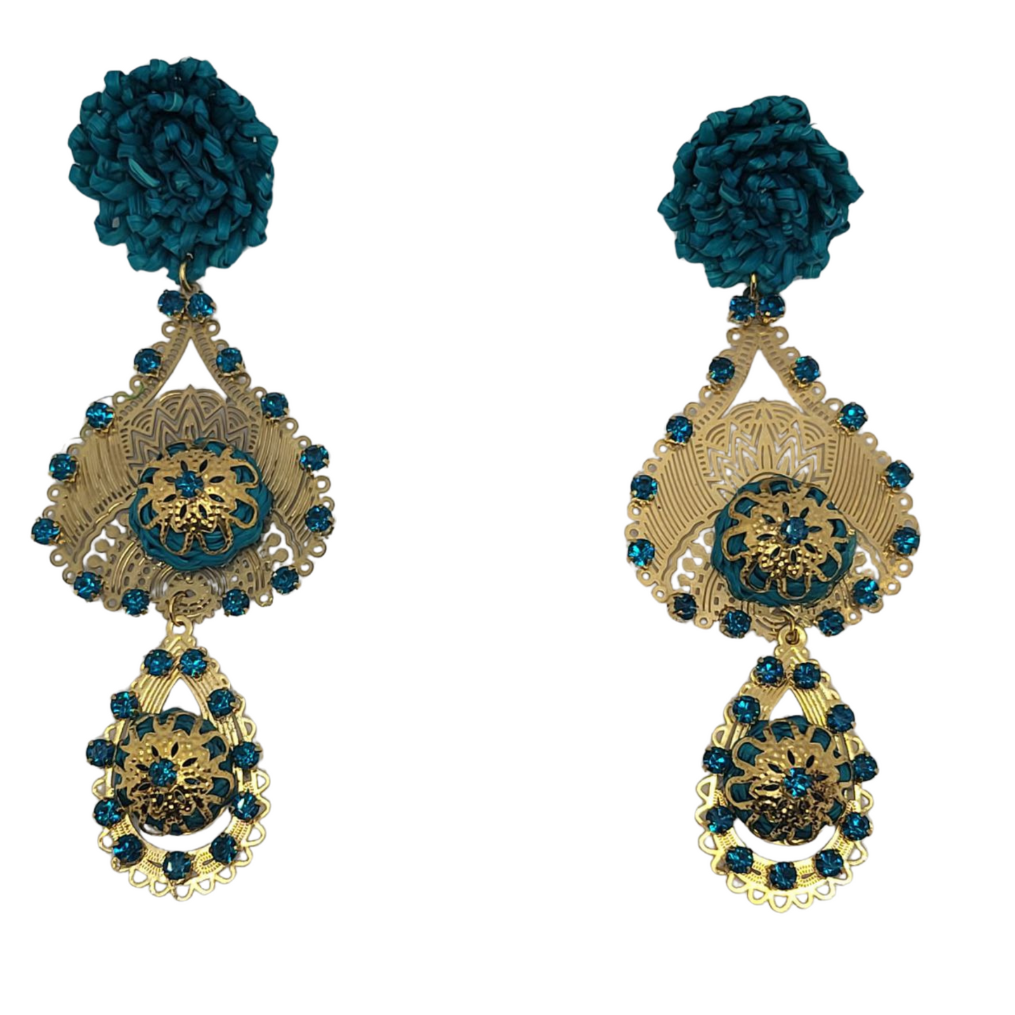 Flower with leaf Gold