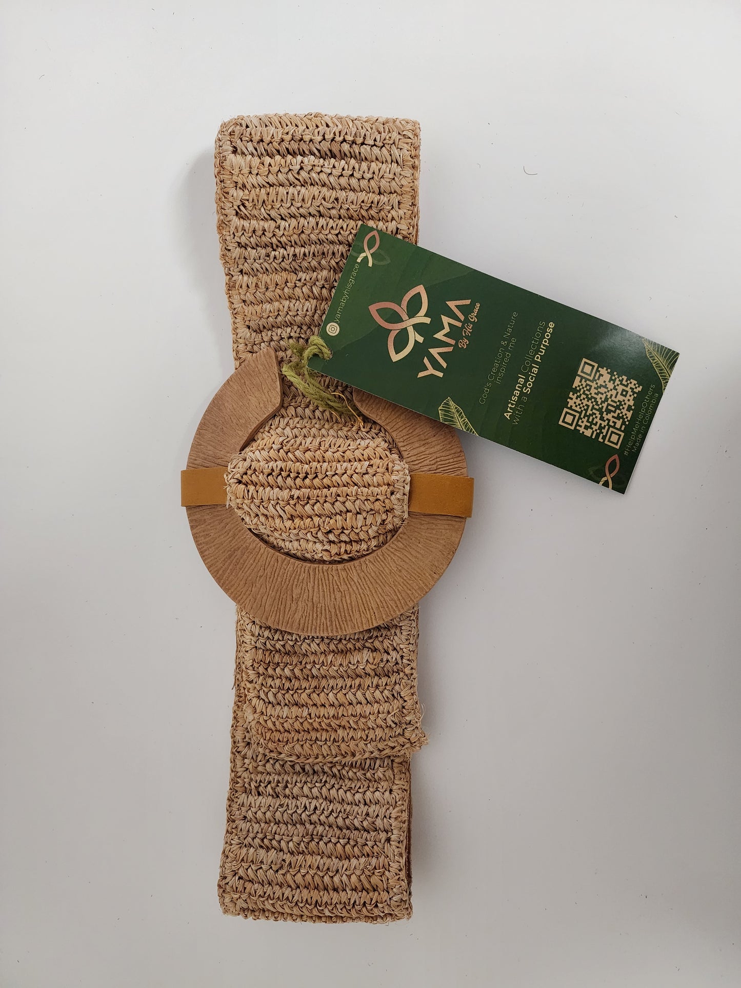 Natural Fiber Wood Belt