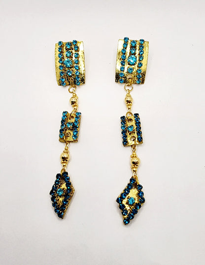 Blue Elegance Earring