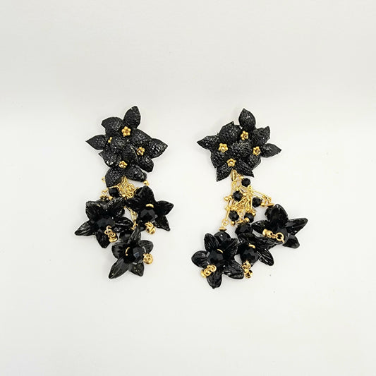 Fiber Black Flower Cascade