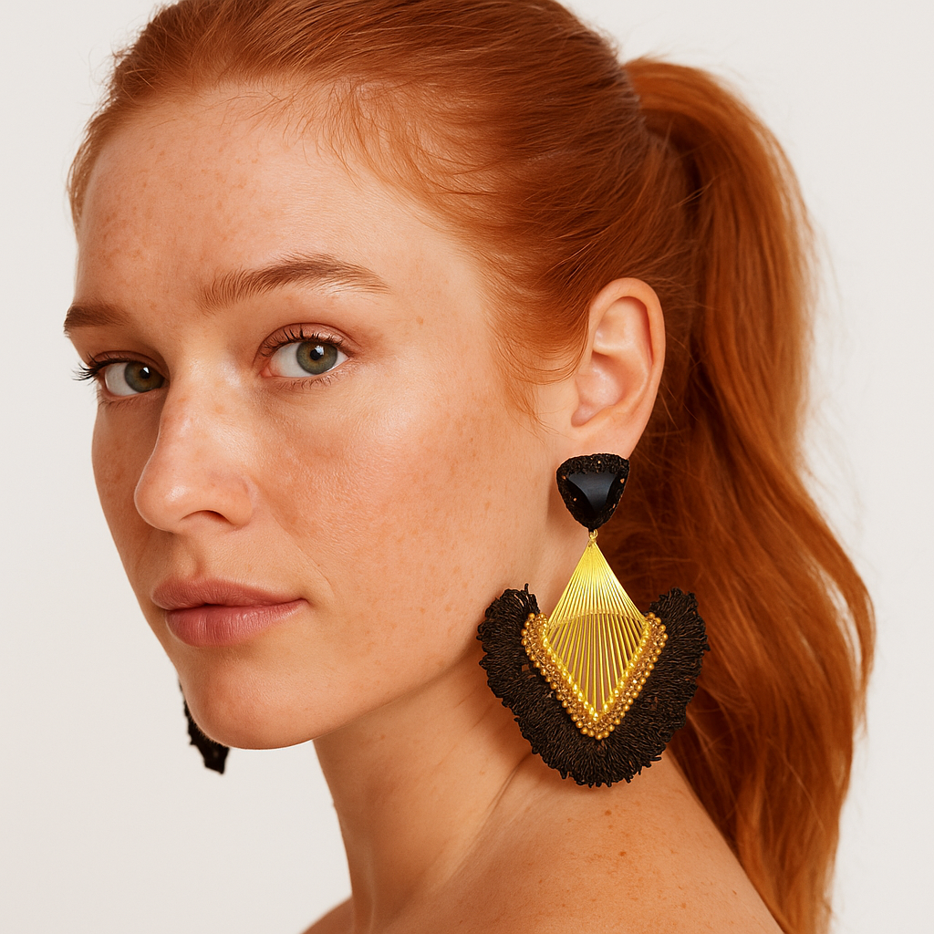 Splendid Half Moon Earrings