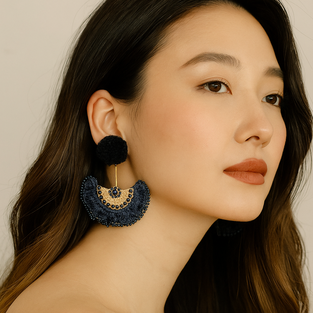 Splendid Half Moon Earrings