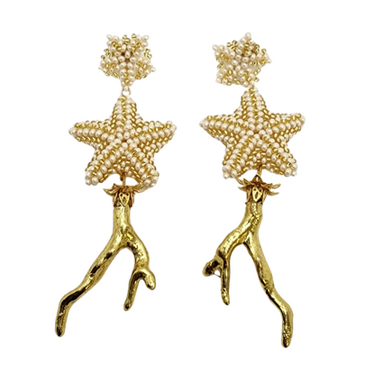 Bridal Star Earrings