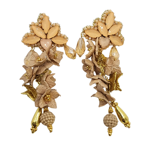 Champagne Bloom Earrings