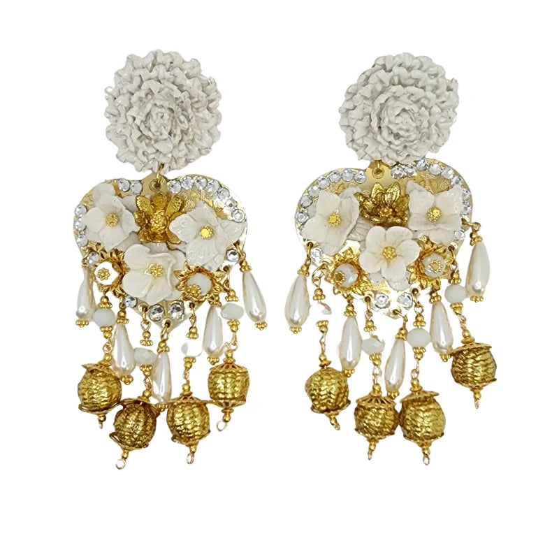 bridal earrings.