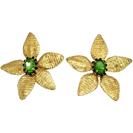 Emerald Bloom Earrings