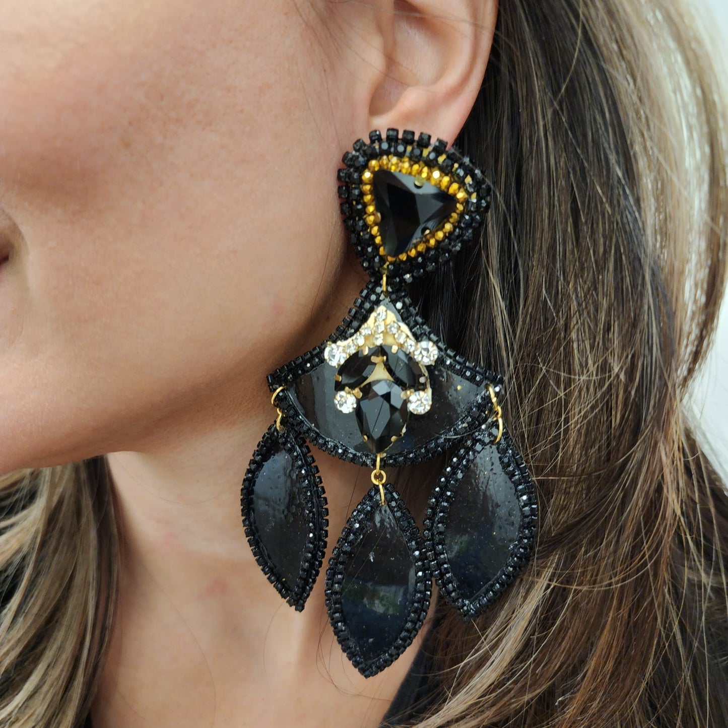 Black Totumo Earring