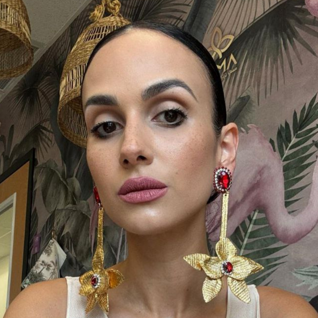 Golden Blossom Earrings 2