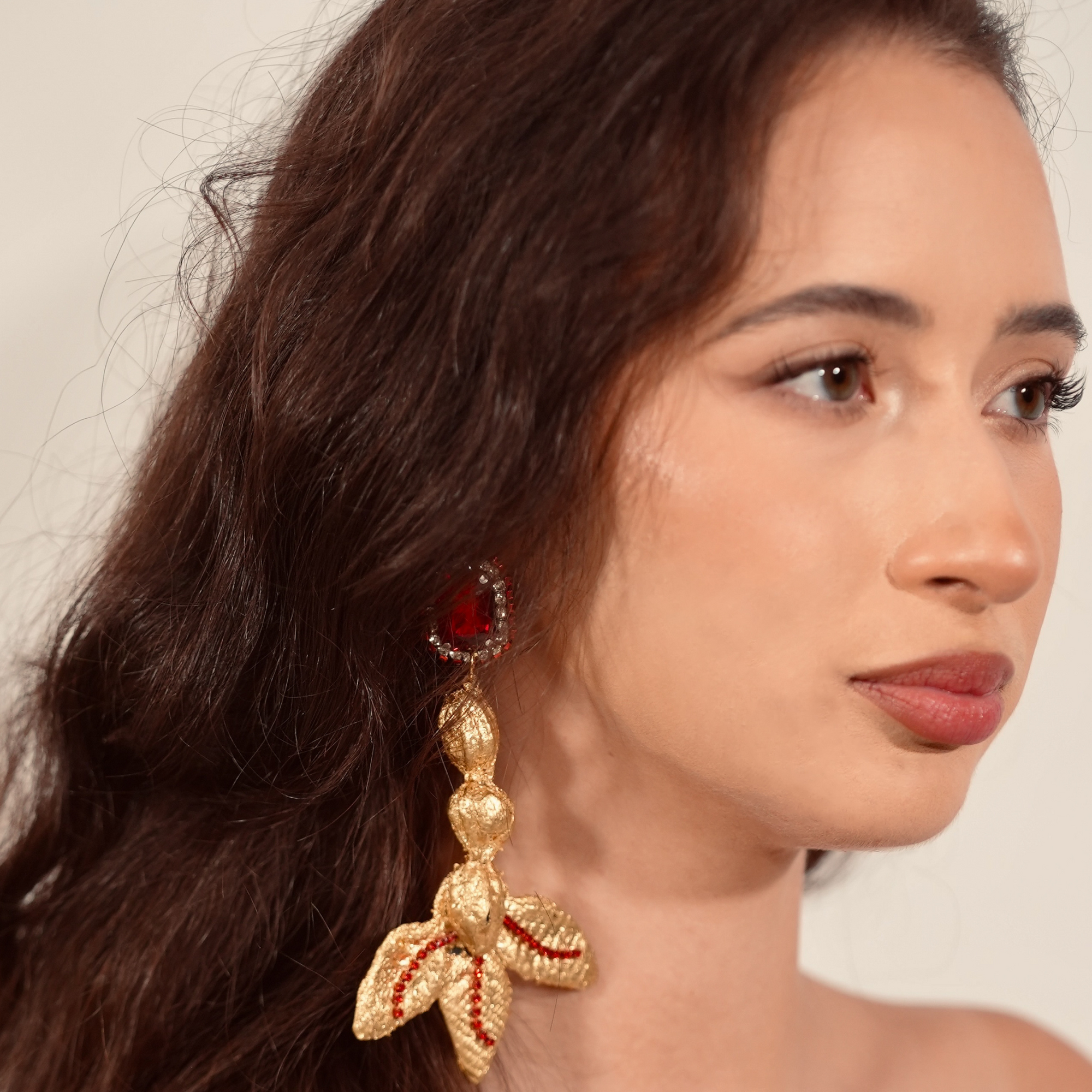 Golden Blossom Earrings