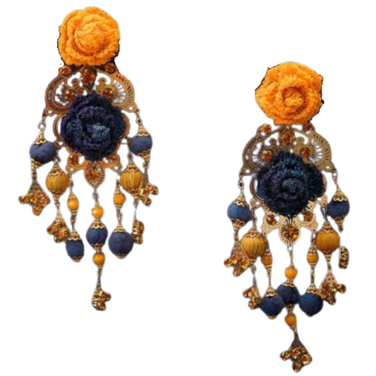 Sunrise Bloom Chandelier Earrings