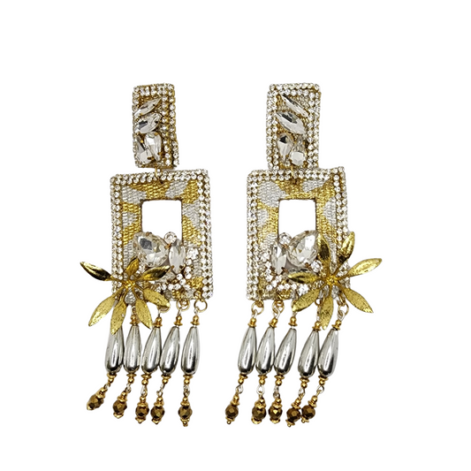 Gold & Silver Totumo Earrings with Jewelry