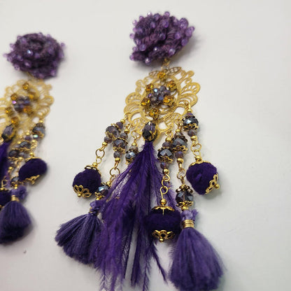 Flower Dangling Tassels