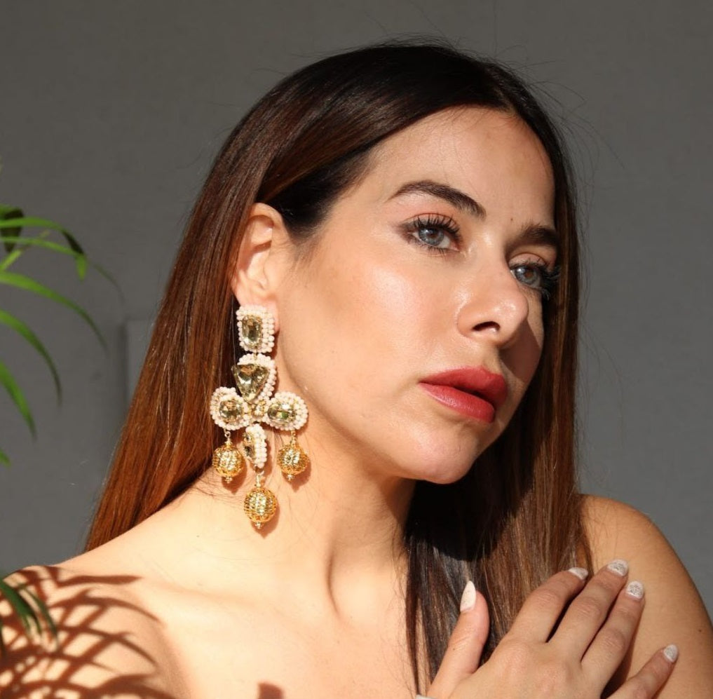 How Gold Cross Earrings Look
